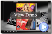 Audi A5 templates for PDF to Flippingbook3d Pro demo